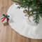 Polar Bear Faux Fur Christmas Tree Skirt - 48" - White